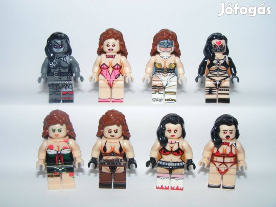 Lego MOC fürdőruhás escort táncos lányok bikinis fehérneműs modellek 8