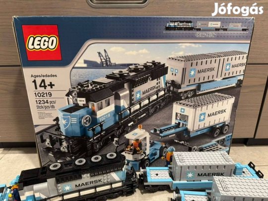 Lego Maersk 10219 vonat tehervonat vasut szett