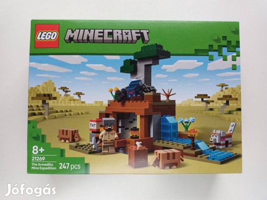 Lego Minecraft 21269 Tatu Tatuexpedíció a bányában armadillo bontatlan