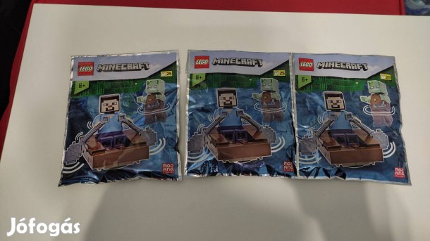 Lego Minecraft 662205 - Steve with Drowned foil pack - új, bontatlan