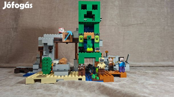 Lego Minecraft Creeper barlang . 21155 Eladó