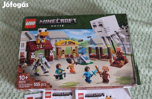 Lego Minecraft - A szellemléghajó és falutámadás (21273) szett