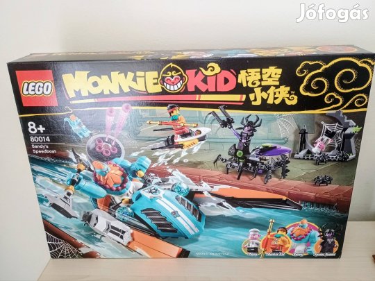 Lego Monkie Kis 80014 Sandy motorcsónakja Új, bontatlan 