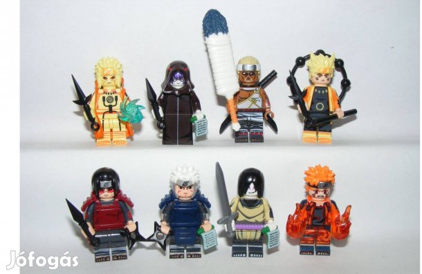 Lego Naruto figurák Uzukmaki Orochimaru Yakushi Senju Namikaze figura