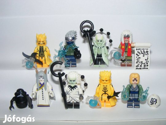 Lego Naruto figurák Uzumaki Naruto Namikaze Minato Kaguya Jiraiya figu