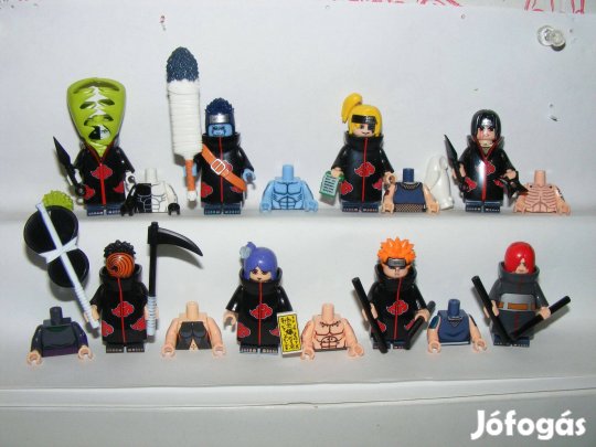 Lego Naruto figurák Zetsu Nagato Konan Yahiko Deidara Hoshigaki figura
