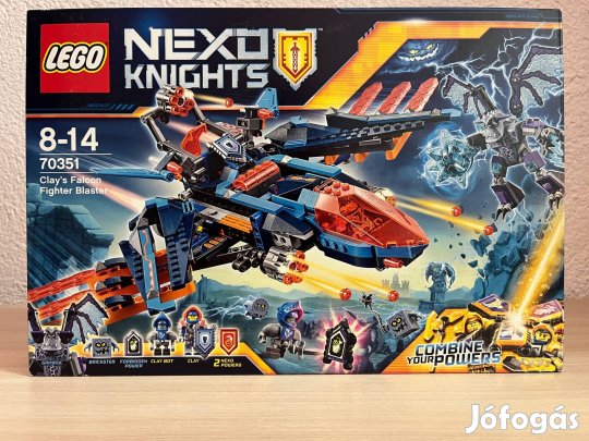 Lego Nexo Knights 70351 - Clay sólyomvadász ágyúja