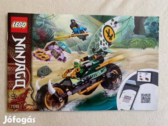 Lego Ninjago 71745 Lloyd dzsungel chopper motorja