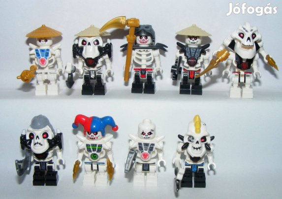 Lego Ninjago csontváz figurák Samukai 4kezű csontváz Bonesai figura 9d