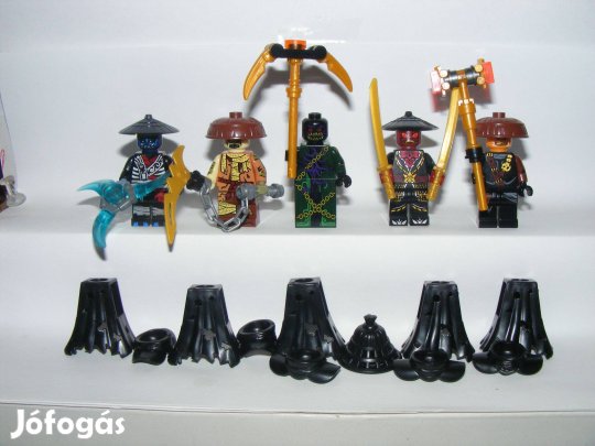 Lego Ninjago figurák Tiltott Ötök Ötös Drix Nokt Rox Kur Zarkt figura