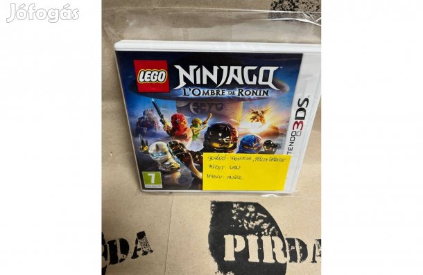 Lego Ninjago l'ombre de ronin 3DS (francia borító)