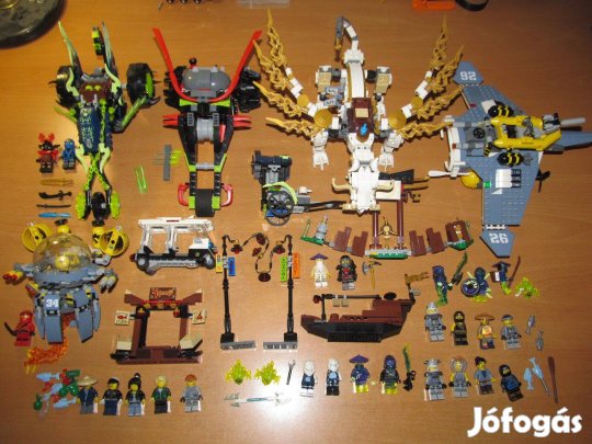 Lego Ninjago szett kupac: 70501, 70730, 70734, 70609, 70607, 70610,