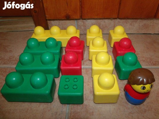 Lego Primo Baby Duplo csomag karcosabb elemek figura