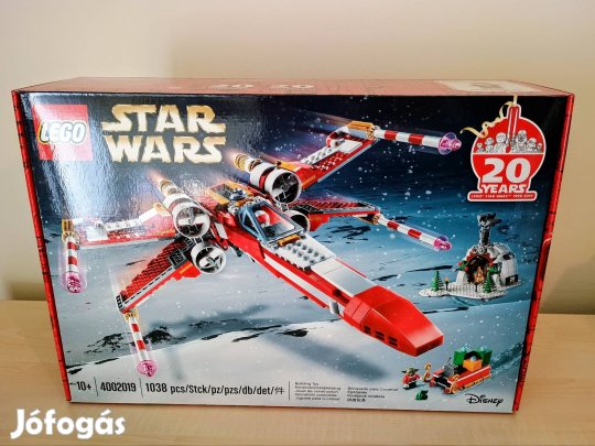 Lego Star Wars 4002019 Karácsonyi X-szárnyú Új, bontatlan 