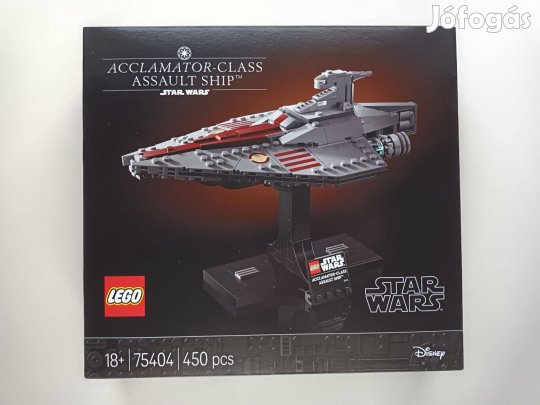 Lego Star Wars 75404 Acclamator osztályú rohamhajó új bontatlan