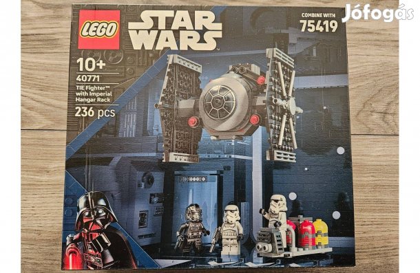 Lego Star Wars Tie Fighter birodalmi hangárállvánnyal 40771 bontatlan