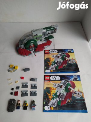 Lego Star Wars - Slave I 8097 szett minifigekkel leírással 2010-ből