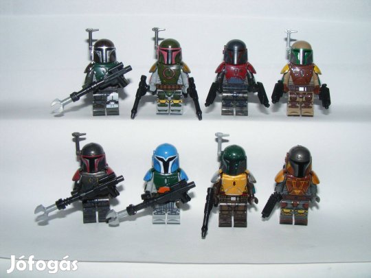 Lego Star Wars figurák Mandalóri Boba Fett Mandalorian Super Commando