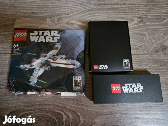 Lego Star Wars kulcstartó 5007403 Death Star II 5007840 X-Wing 30654