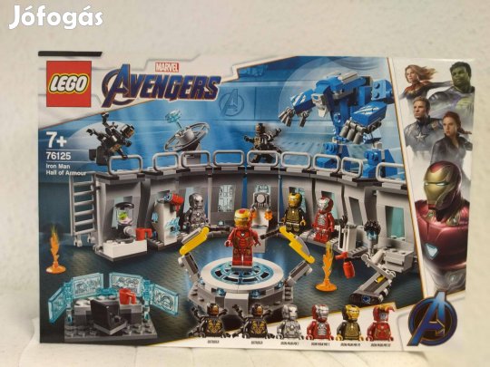Lego Super Heroes 76125 Vasember Páncélcsarnoka új, bontatlan