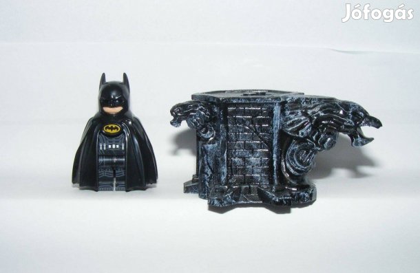 Lego Szuperhős figurák 1985 Style Batman Gotham Épület tető kerámia Új
