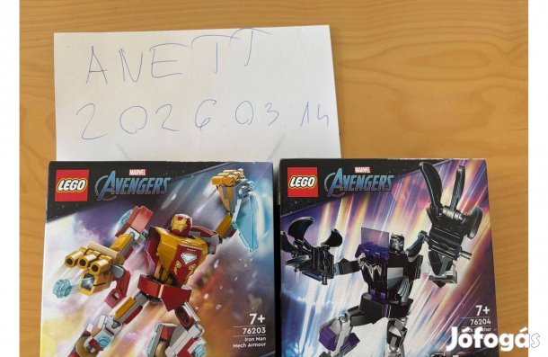 Lego Szuperhős robotok 76203+76204