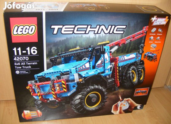 Lego Technic 42070 6x6 terepjáró vontató Új BP!