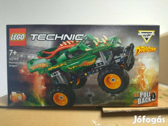 Lego Technic 42149 Monster Jam Dragon új, bontatlan
