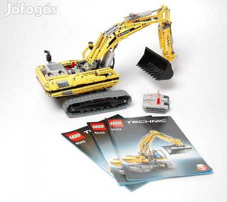 Lego Technic 8043 excavator motorizált távirányítós exkavátor