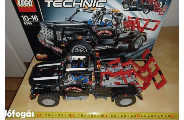 Lego Technic 9395, Vontató, dobozával, papírjaival. 18000-