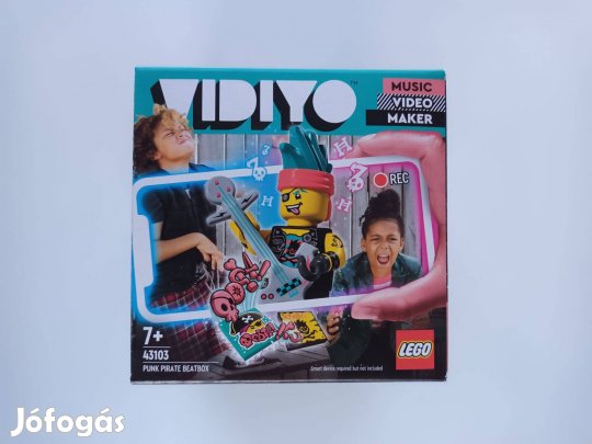 Lego Vidiyo 43103 Punk Pirate Beatbox kalóz gitáros új bontatlan