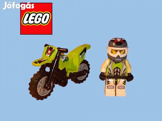 Lego World Racers - REX-treme minifigura motorjával