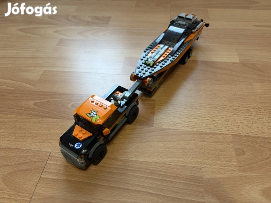 Lego autó hajólval
