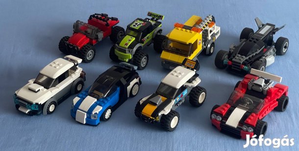 Lego autók 8db