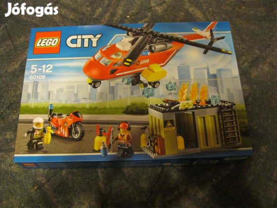 Lego city 60108 tűzoltó helikopter + motor