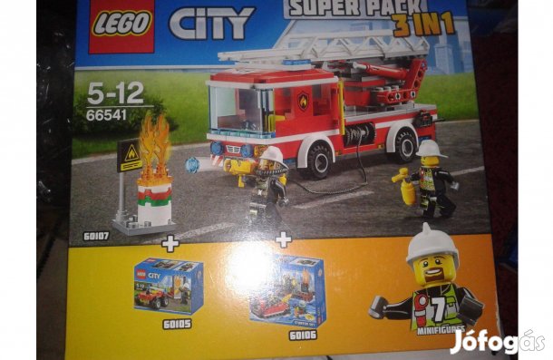 Lego city 66541 3in1 ben Tűzoltóság Super Pack