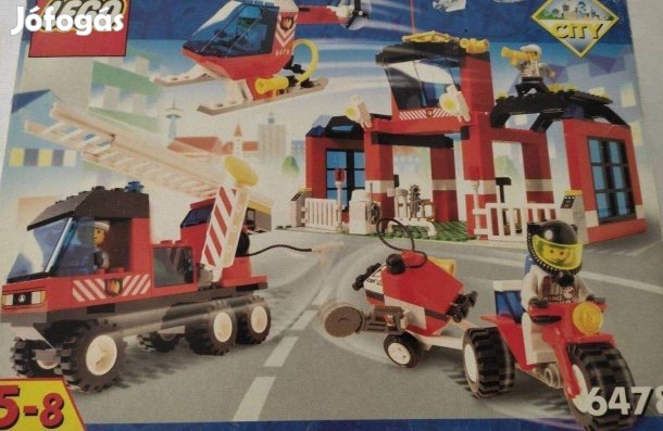 Lego city fire - tűzoltó állomás 6478-teljes készlet