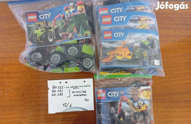 Legó city szett 60122+60181+60185