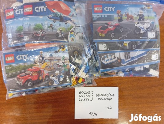 Legó city szett 60208+60139+60137