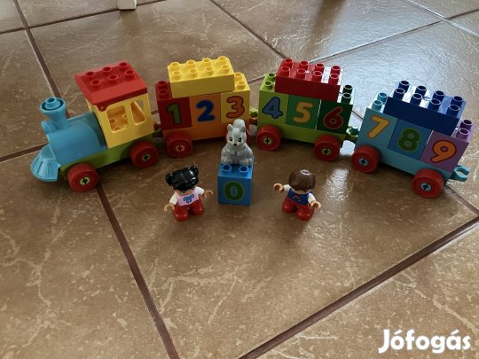 Lego duplo vonat számvonat mozdony figura 