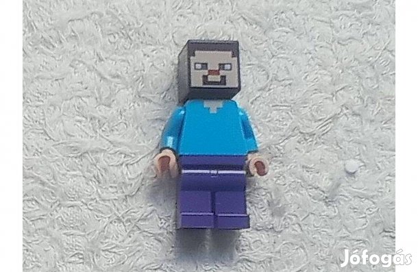 Lego figura * Steve, a népszerű Minecraft játék főszereplője * 800 Ft