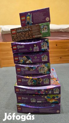 Lego friends csomag 8 doboz+1 Minecraft