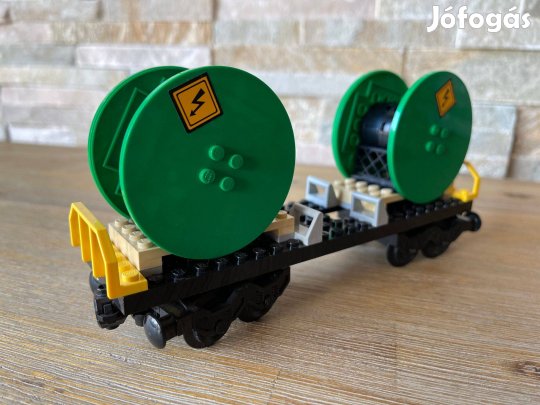 Lego kabeldobszallito vasuti vonat vagon Lego vasuti vagon