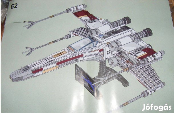 Lego kompatibilis 10240 Star Wars Red Five X-wing Vörös 5-ös UCS Új