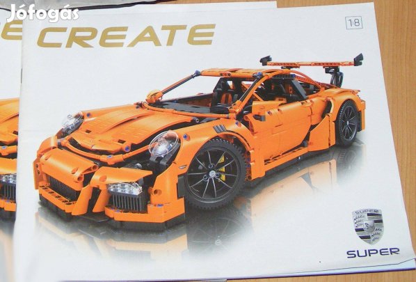 Lego kompatibilis 42056 Technic Porsche 911 GT3 RS 2700db Új