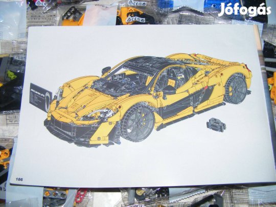 Lego kompatibilis 42172 Technic Mclaren P1 1:8 Supercar 3893db Új