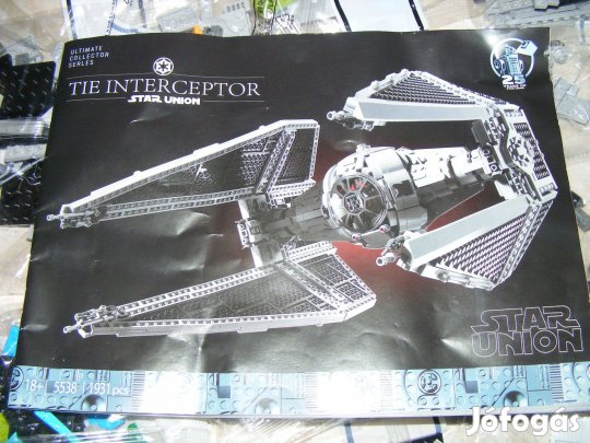 Lego kompatibilis 75382 Star Wars Tie Interceptor Elfogóvadász UCS Új