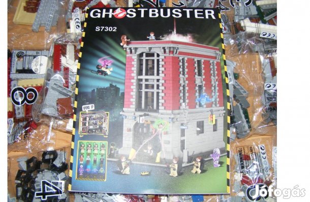 Lego kompatibilis Szellemírtók 75827 Tűzoltóság 4600db moduláris ház Ú