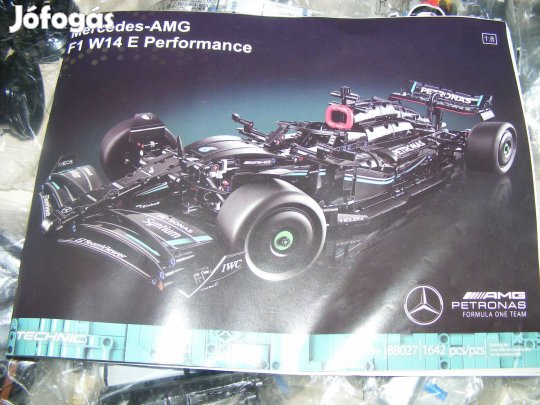 Lego kompatibilis Technic 42171 Mercedes AMG W14E F1 Versenyautó Új