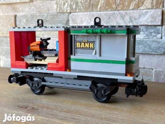Lego kontenerszallito vagon Lego vonat vasut vagon